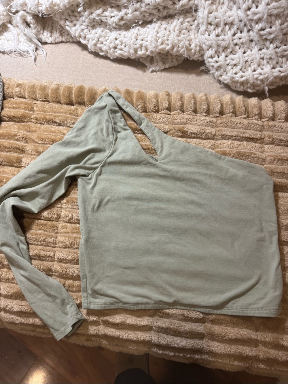 Abercrombie one shoulder top